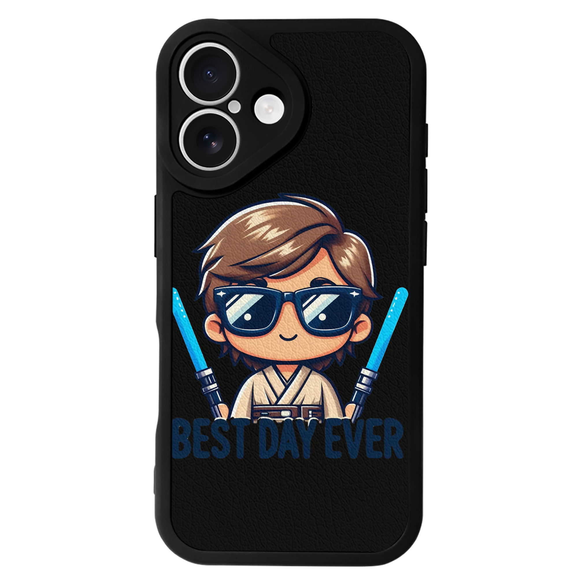 （画像用） スター・ウォーズ Star Wars 【iPhone 16シリーズ対応】シリコンスマホケース（レザー調） 材質：シリコン